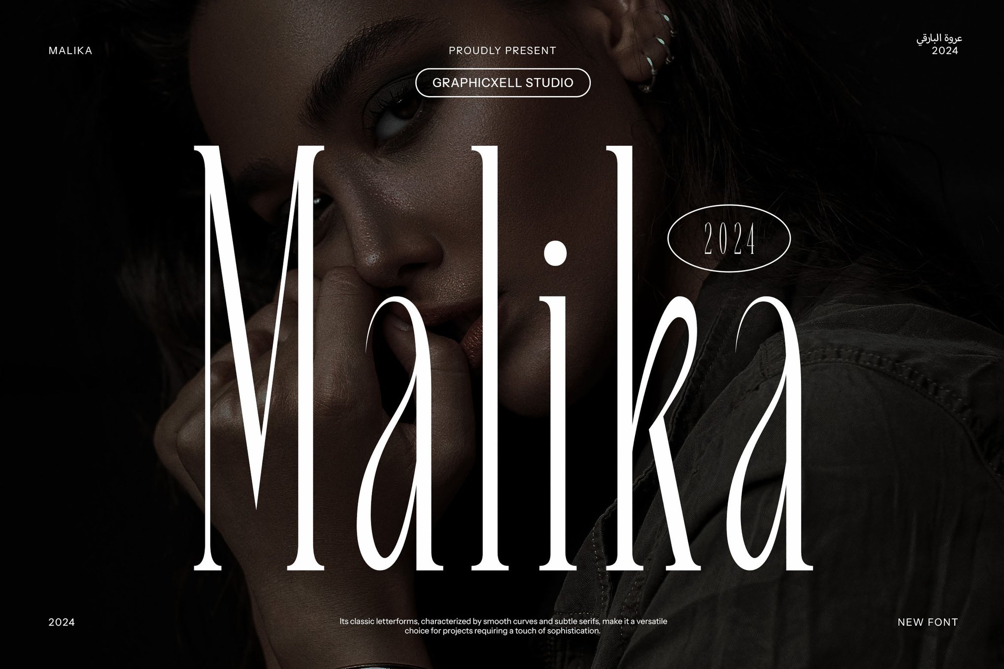 英文字体:复古奢华女性化杂志海报文字排版婚礼徽标LOGO设计衬线英文字体 Malika - Elegant Serif Font , 第4张-素材湾丨精选海外优质设计素材资源 英文字体:复古奢华女性化杂志海报文字排版婚礼徽标LOGO设计衬线英文字体 Malika - Elegant Serif Font , sucaiwan.com