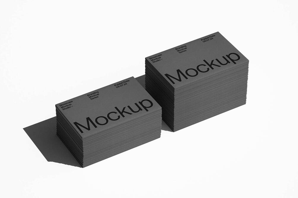 10款高级质感VI品牌设计名片信封信纸文件夹纸管展示效果图PS贴图MOCKUP样机模板素材 GREY_Branding Mockup Bundle by Showcase Mockup 样机素材 sucaiwan.com