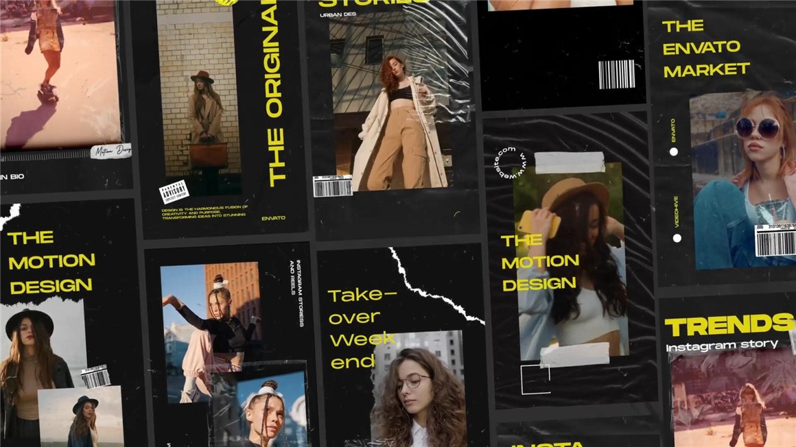 AE模板:30款现代都市混合拼贴撕纸艺术潮牌预告片模板 , 第4张-素材湾丨精选海外优质设计素材资源 AE模板:30款现代都市混合拼贴撕纸艺术潮牌预告片模板 , sucaiwan.com