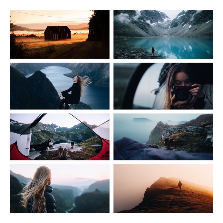 梦幻柔和蓝绿色橙色旅拍风景照片调色Lightroom预设 Presets By Frauki Vol I 插件预设 sucaiwan.com