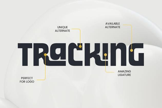 未来时尚科技品牌游戏徽标设计无衬线英文字体安装包 Rector – Unique Ligature Sci-fi Futuristic Font 设计素材 sucaiwan.com