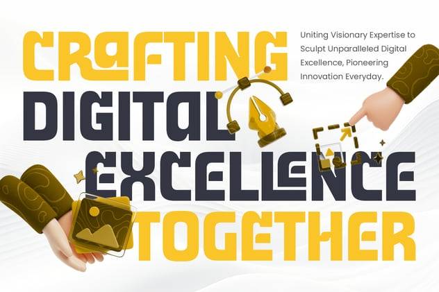 未来时尚科技品牌游戏徽标设计无衬线英文字体安装包 Rector – Unique Ligature Sci-fi Futuristic Font 设计素材 sucaiwan.com