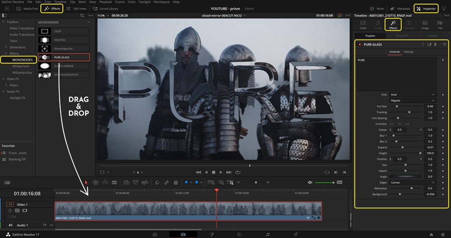 达芬奇预设 梦幻透明玻璃压花凸出失真拉伸复古潮流3D立体文本标题特效素材 MONONODES – Pure Glass 插件预设 第5张-素材湾丨精选海外优质设计素材资源 达芬奇预设 梦幻透明玻璃压花凸出失真拉伸复古潮流3D立体文本标题特效素材 MONONODES – Pure Glass 插件预设 sucaiwan.com