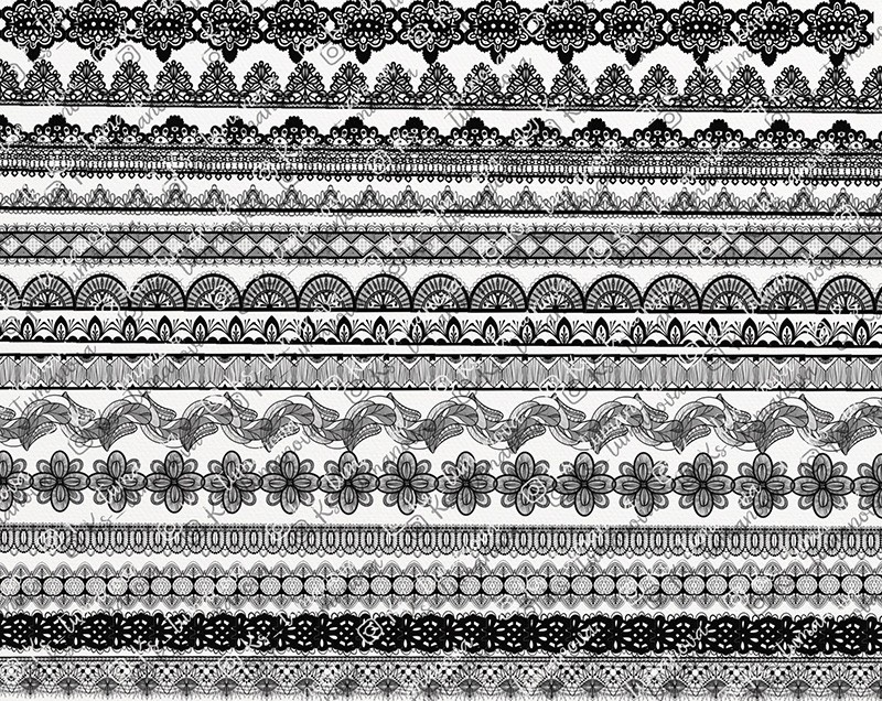 130+Procreate蕾丝笔刷套装 , sucaiwan.com