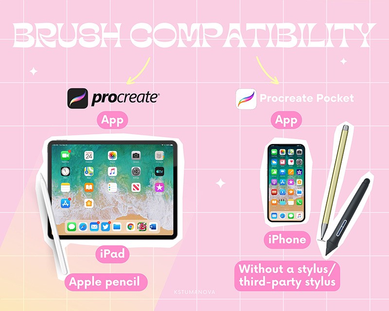 130+Procreate蕾丝笔刷套装 , sucaiwan.com