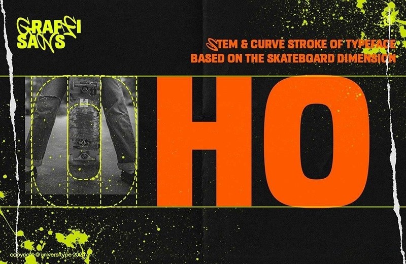 UT Graffisans 涂鸦和无衬线英文组合字体 , sucaiwan.com