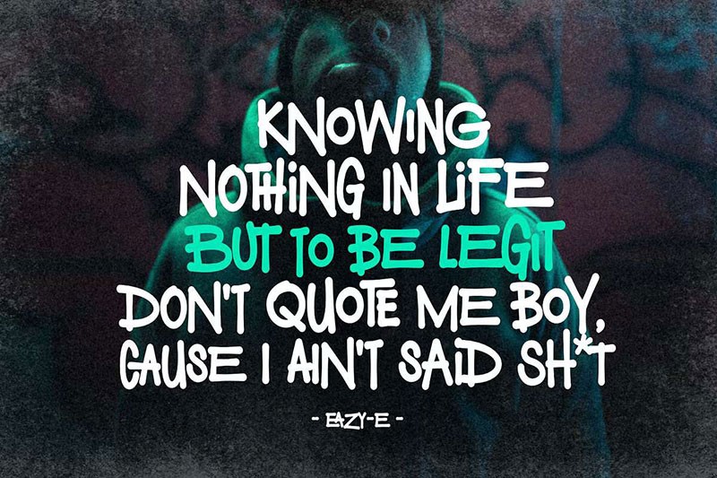 Microphone Check 潮流英文涂鸦字体 , sucaiwan.com