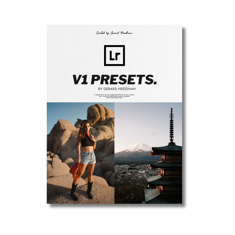 永恒经典白平衡颗粒纹理质感肖像风景摄影照片调色Lightroom预设 Gerard Needham – V1 Presets 插件预设 sucaiwan.com