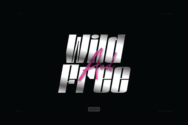 现代时尚杂志海报徽标设计无衬线英文字体安装包 Spinder 设计素材 sucaiwan.com