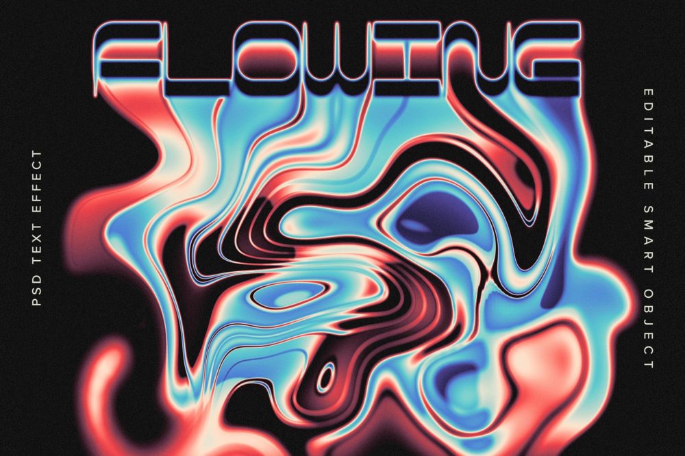 新潮流体液体扭曲抽象艺术文本标题设计ps特效滤镜样机 Colourful Melting PSD Photo Effect 插件预设 第1张-素材湾丨精选海外优质设计素材资源 新潮流体液体扭曲抽象艺术文本标题设计ps特效滤镜样机 Colourful Melting PSD Photo Effect 插件预设 sucaiwan.com