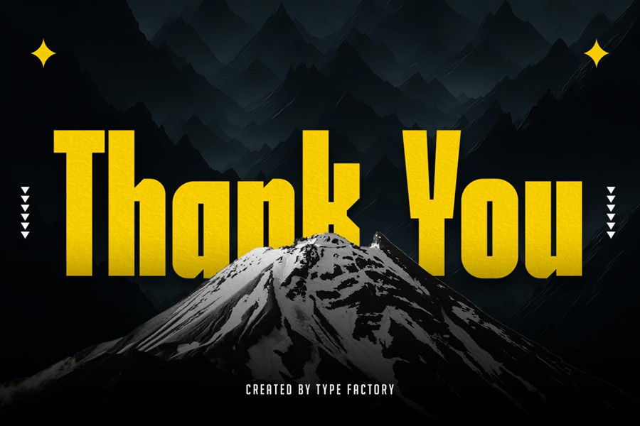 时尚品牌海报徽标设计无衬线英文字体安装包 Mounty – New Bold Typeface 设计素材 sucaiwan.com