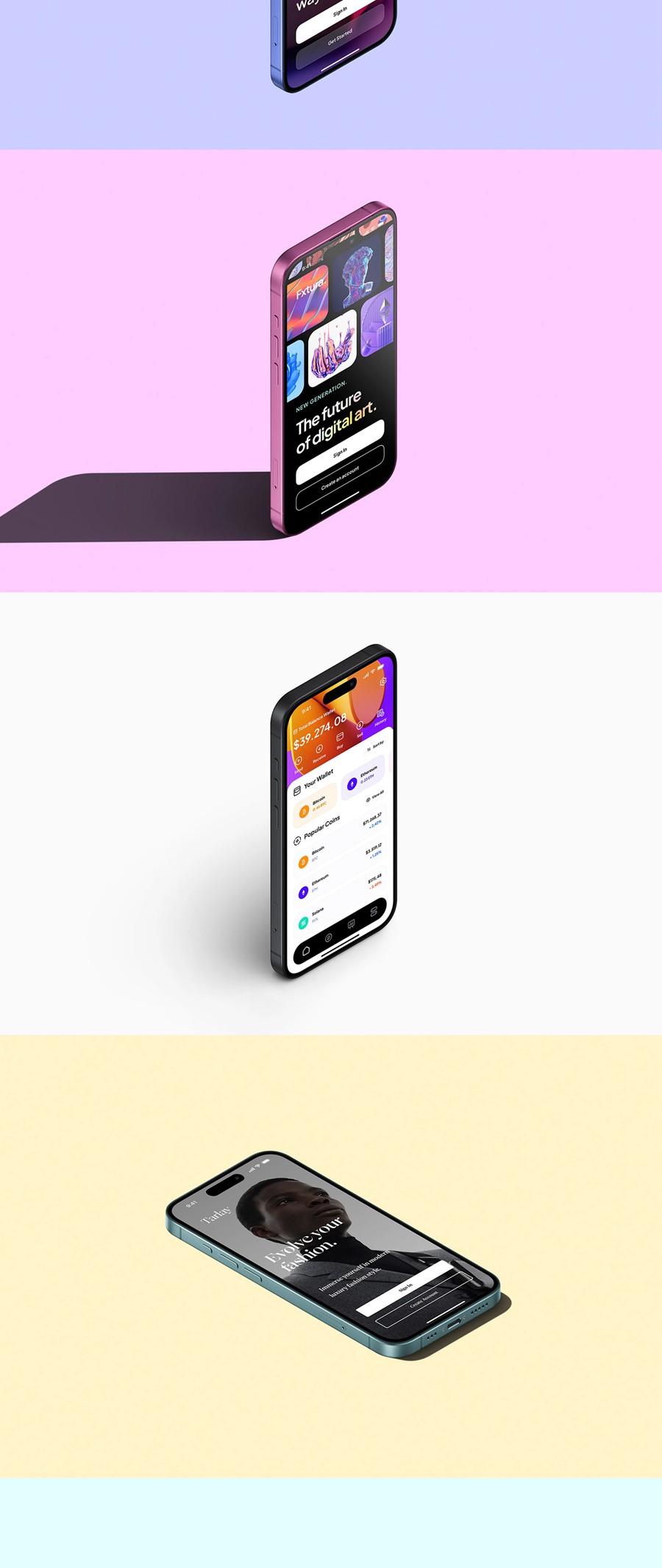 24款苹果iPhone 16手机UI界面设计展示效果图PS贴图样机模板素材 iPhone 16 – 24 Mockups Scenes 样机素材 sucaiwan.com