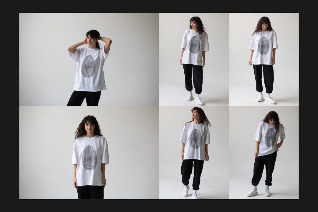 9款都市风女士超大半袖上衣T恤LOGO印花图案设计效果图展示贴图PSD样机模板源文件 T-Shirt Mock-Up Set 样机素材 sucaiwan.com