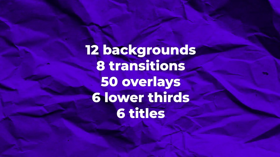 复古纸张胶带拼贴视频叠加标题动画转场过渡PR模板 Paper & Collage Branding Pack 影视音频 sucaiwan.com