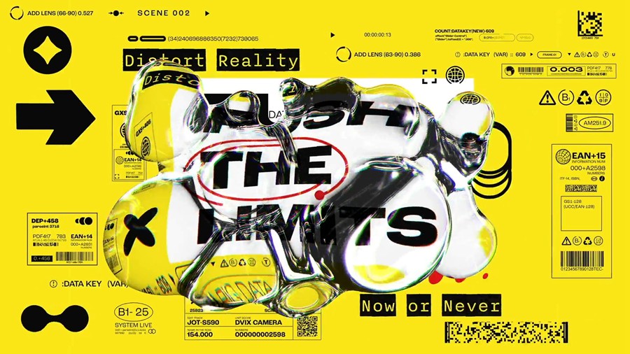 4K时尚3D液体玻璃Y2K元素视频开场转场过渡背景无缝循环动画套件AE模板 影视音频 sucaiwan.com