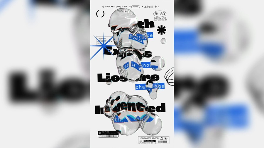 4K时尚3D液体玻璃Y2K元素视频开场转场过渡背景无缝循环动画套件AE模板 影视音频 sucaiwan.com