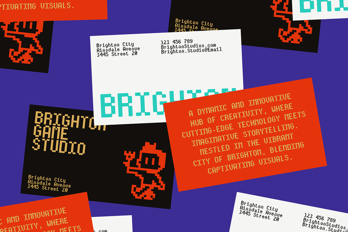 时尚怀旧品牌海报游戏设计装饰英文字体安装包 Strive Mono – Monospaced Font 设计素材 第6张-素材湾丨精选海外优质设计素材资源 时尚怀旧品牌海报游戏设计装饰英文字体安装包 Strive Mono – Monospaced Font 设计素材 sucaiwan.com