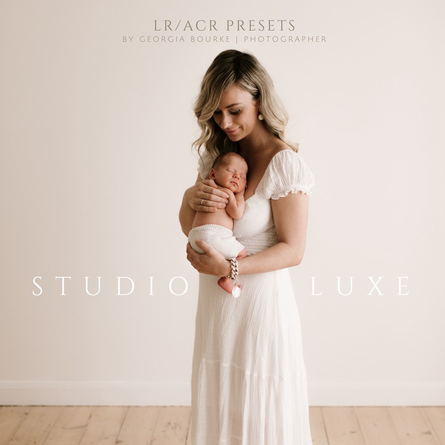 温暖自然永恒干净电影胶卷母婴人像摄影LR调色预设 STUDIO LUXE COLLECTION , sucaiwan.com