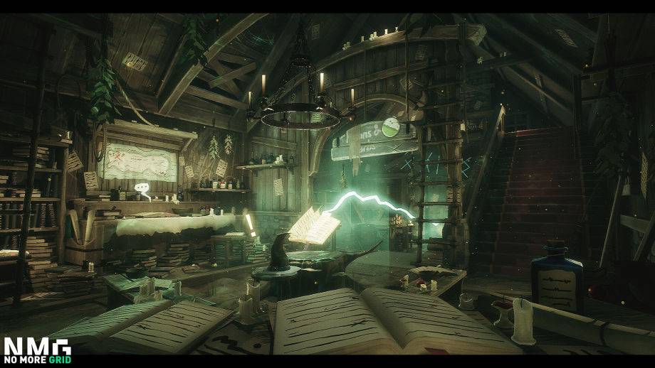 UE/ZB魔幻室内场景建模雕刻构图渲染全流程视频教程 中英文字幕 No More Grid – Unreal Engine 4: Environment Course Vol. 1 – The Bigger Picture 设计教程 sucaiwan.com