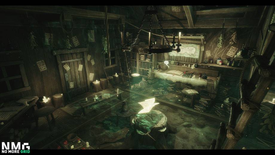 UE/ZB魔幻室内场景建模雕刻构图渲染全流程视频教程 中英文字幕 No More Grid – Unreal Engine 4: Environment Course Vol. 1 – The Bigger Picture 设计教程 sucaiwan.com