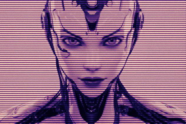 半色调线条Riso复印打印照片效果ps滤镜样机 Halftone Line Photo Effect 插件预设 sucaiwan.com