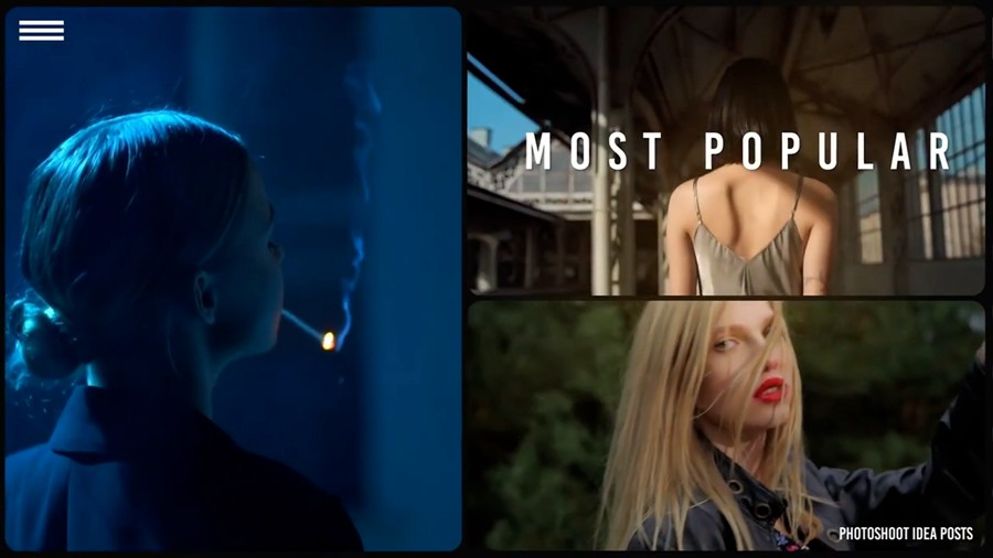 简约时尚VLOG视频开场分屏文本动画平滑转场过渡效果AE模板 影视音频 sucaiwan.com