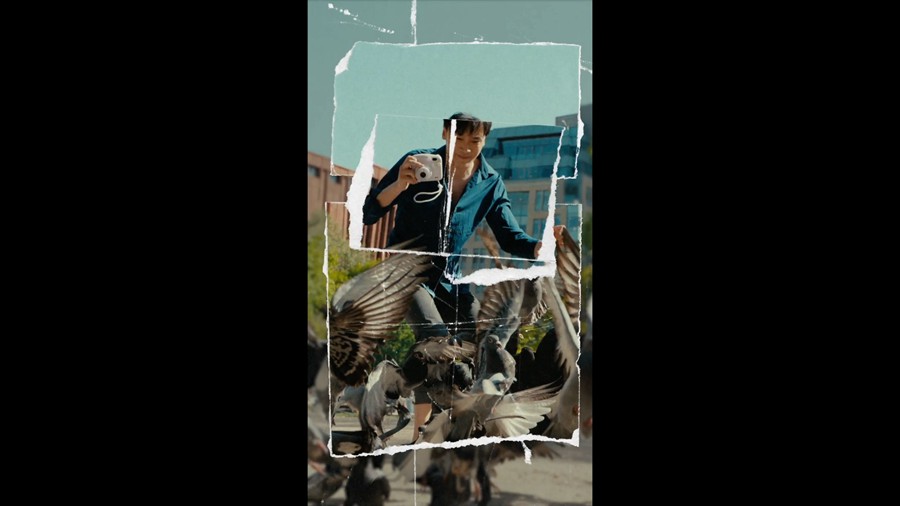 4K高质量复古垃圾撕裂纸张拼贴横屏手机竖屏转场过渡三合一AE/PR/PR Mogrt模板 Grunge Paper Transitions 影视音频 sucaiwan.com