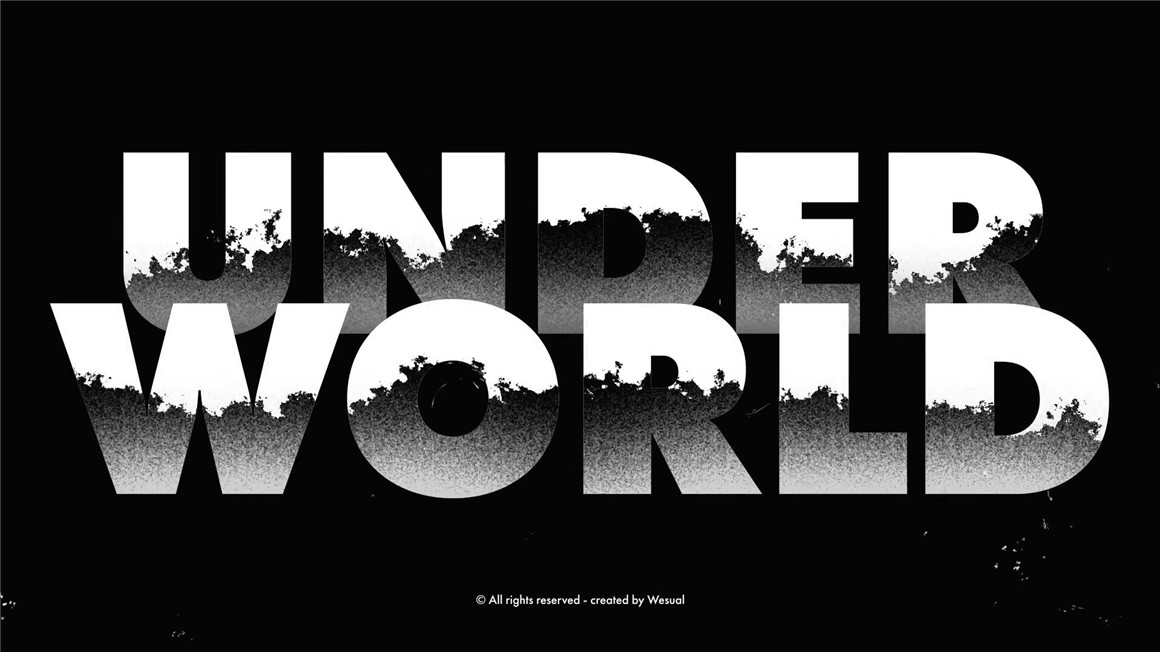 AE模板：大胆前卫粗糙复古仿旧垃圾摇滚风格故障排版电影标题动画 , sucaiwan.com