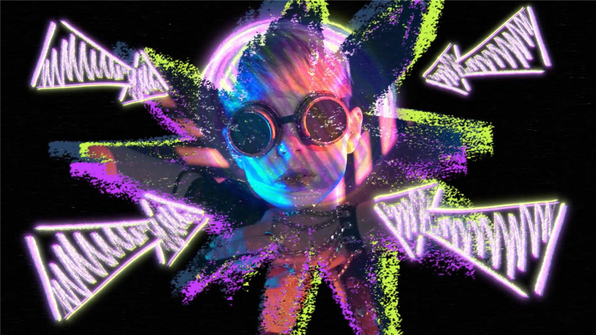 AE模板：76个抽象彩铅涂鸦粗稿手绘素描动画字母表情元素转场无缝循环 , sucaiwan.com