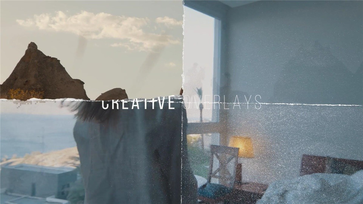 AE模板：100个复古拼贴纸张撕纸拼贴磁带视频转场模板+音效 , sucaiwan.com