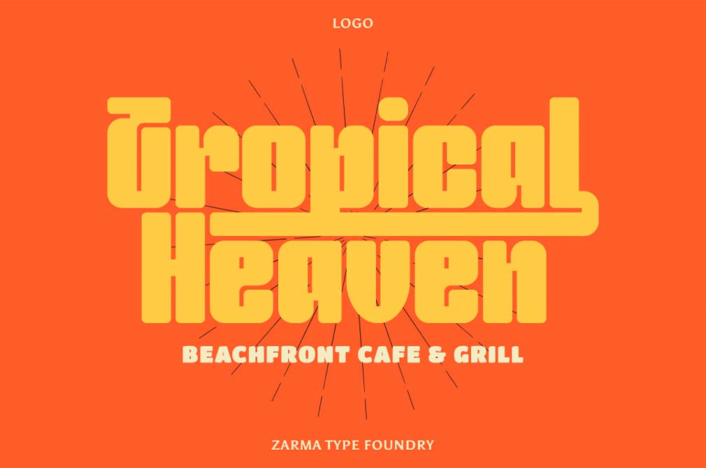 两款复古老派氛围独特贴纸封面社交媒体设计厚实粗体字体 Entuista - Chunky Display Font 设计素材 sucaiwan.com