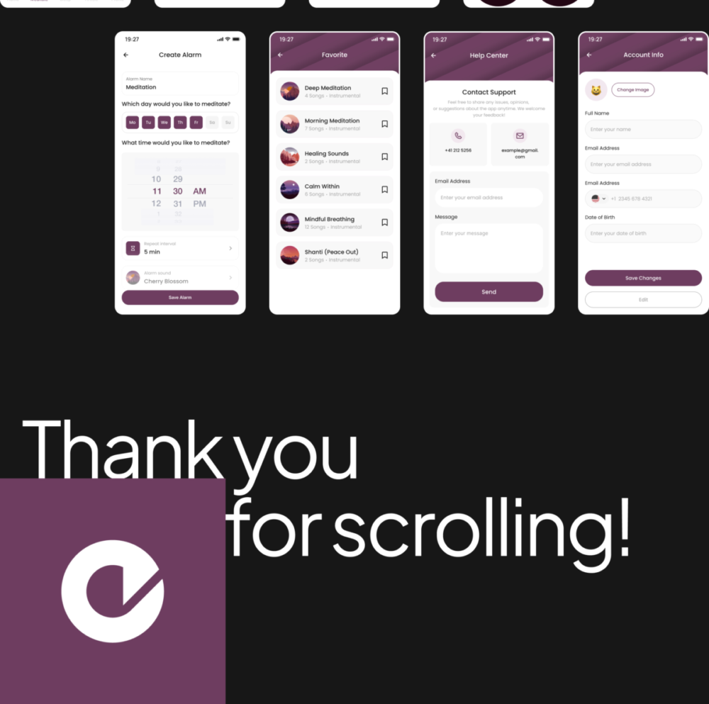 40+屏高级极简睡眠跟踪冥想课程催眠APP软件UI界面设计Figma模板素材 Sleep & Meditation App UI Kit APP UI 第8张-素材湾丨精选海外优质设计素材资源 40+屏高级极简睡眠跟踪冥想课程催眠APP软件UI界面设计Figma模板素材 Sleep & Meditation App UI Kit APP UI sucaiwan.com