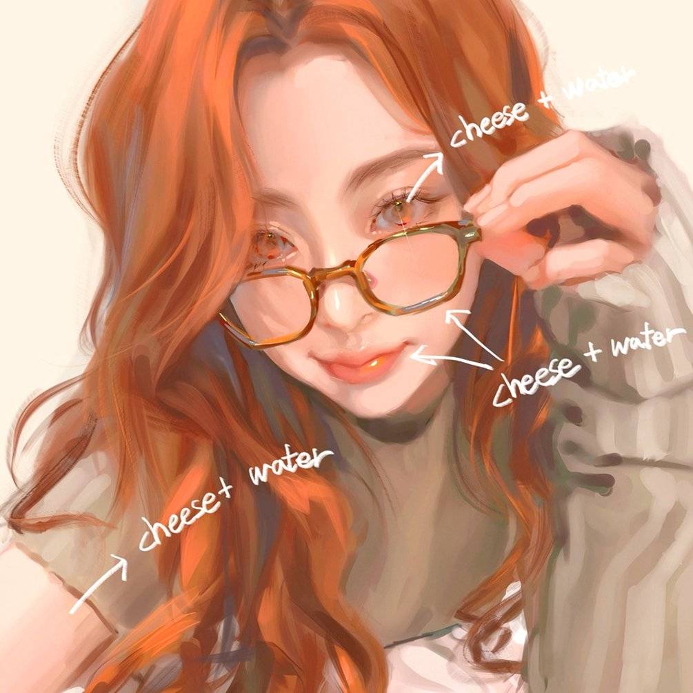 细腻果冻湿润质感玻璃釉线条水墨效果绘画艺术Procreate笔刷画笔设计素材Procreate Glazing Water Jelly Brush (7 types + 1) 笔刷资源 sucaiwan.com