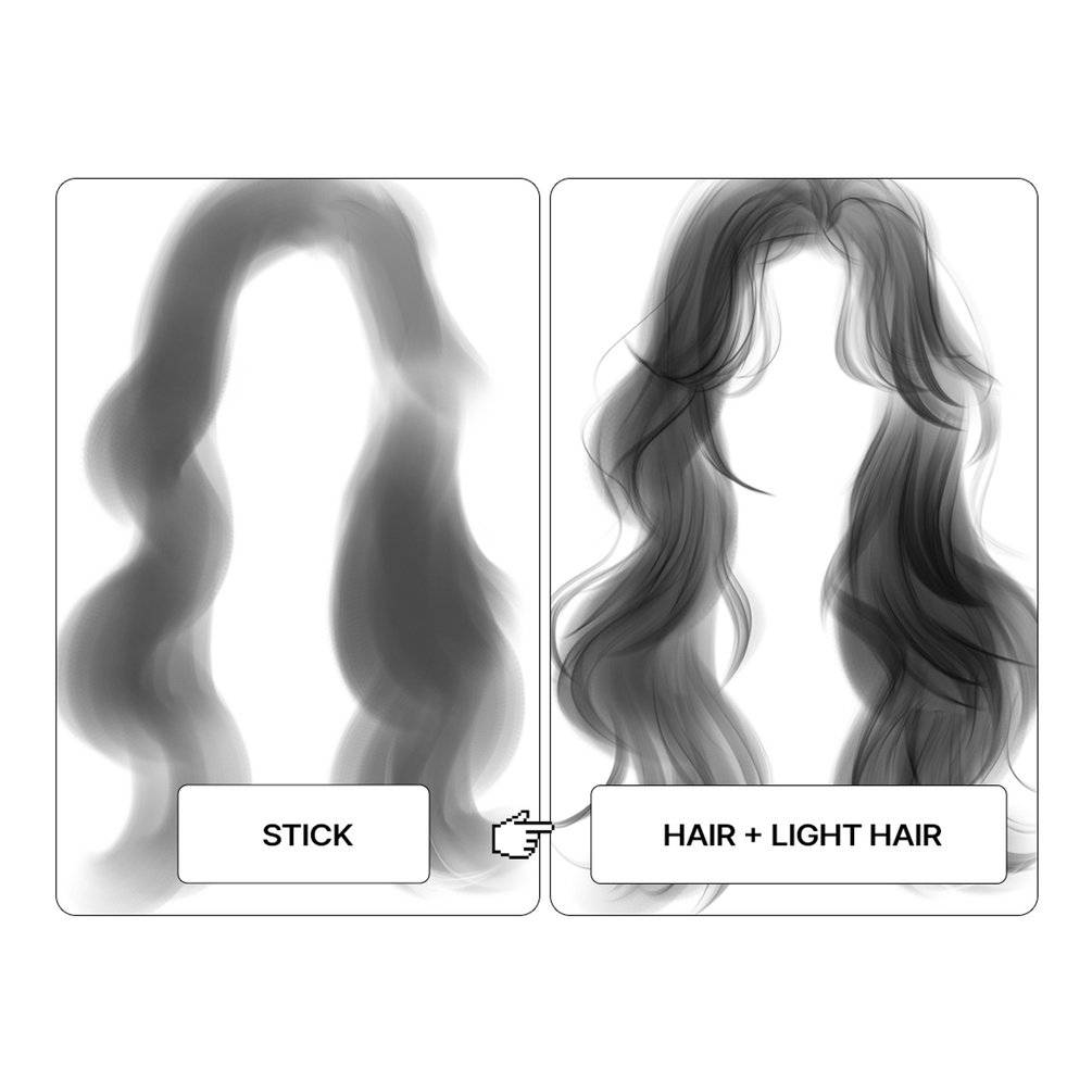 细腻果冻湿润质感玻璃釉线条水墨效果绘画艺术Procreate笔刷画笔设计素材Procreate Glazing Water Jelly Brush (7 types + 1) 笔刷资源 sucaiwan.com