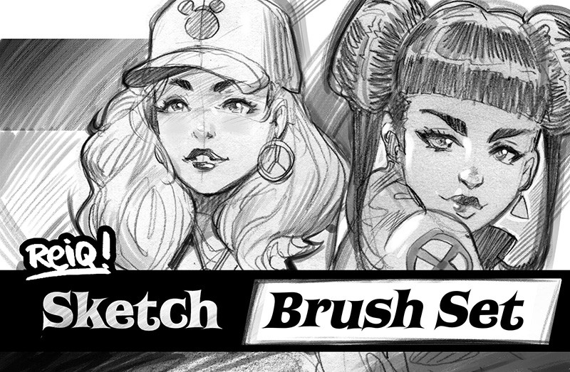 12支真实铅笔效果PS笔刷 , sucaiwan.com