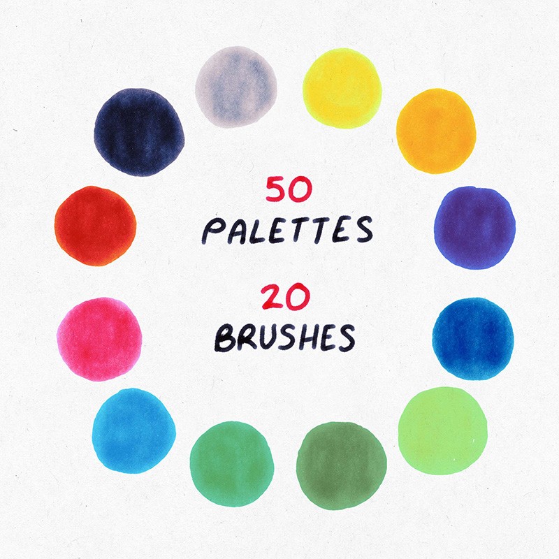 Photoshop高仿真马克笔笔刷 , sucaiwan.com