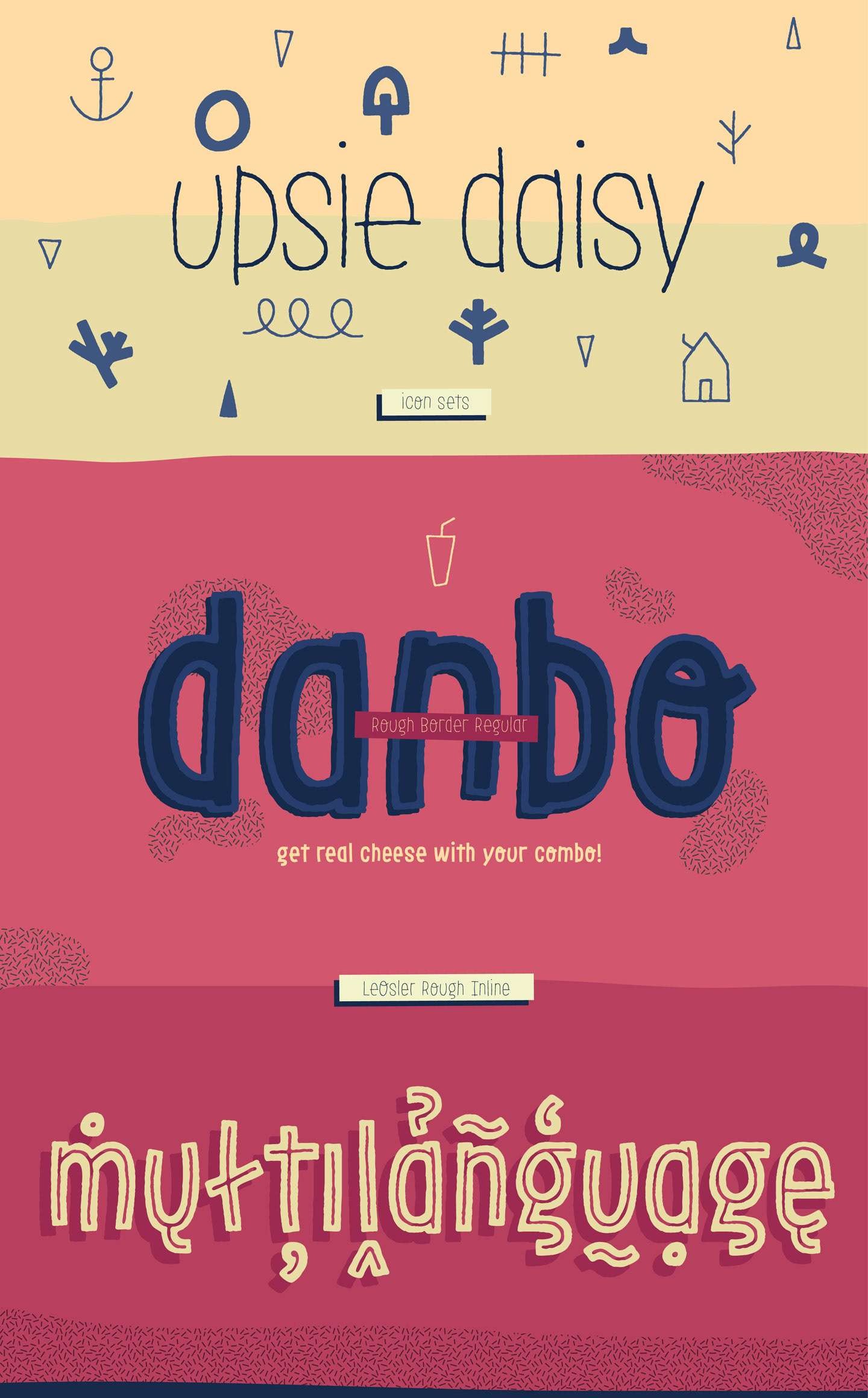 LeOsler有趣的英文装饰字体 , sucaiwan.com