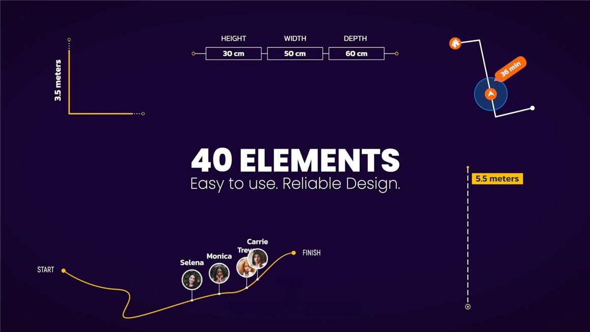 FCPX插件:40款旅拍VLOG出行旅行地图路线规划距离测量线条多点标注呼出式效果 Lines and Routes , 第9张-素材湾丨精选海外优质设计素材资源 FCPX插件:40款旅拍VLOG出行旅行地图路线规划距离测量线条多点标注呼出式效果 Lines and Routes , sucaiwan.com