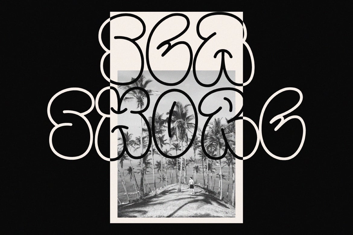 英文字体:趣味Y2K气泡涂鸦复古装饰logo徽标插画手写衬线字体 Punk Idols – Serif & Throw Up Font , 第5张-素材湾丨精选海外优质设计素材资源 英文字体:趣味Y2K气泡涂鸦复古装饰logo徽标插画手写衬线字体 Punk Idols – Serif & Throw Up Font , sucaiwan.com