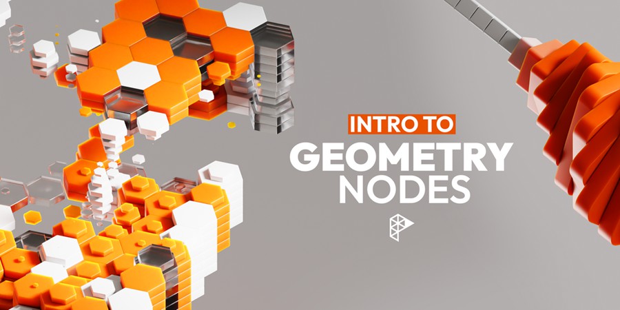 Blender全面介绍几何节点视觉动态新手入门基础教程 中文字幕 Intro To Geometry Nodes 设计教程 sucaiwan.com