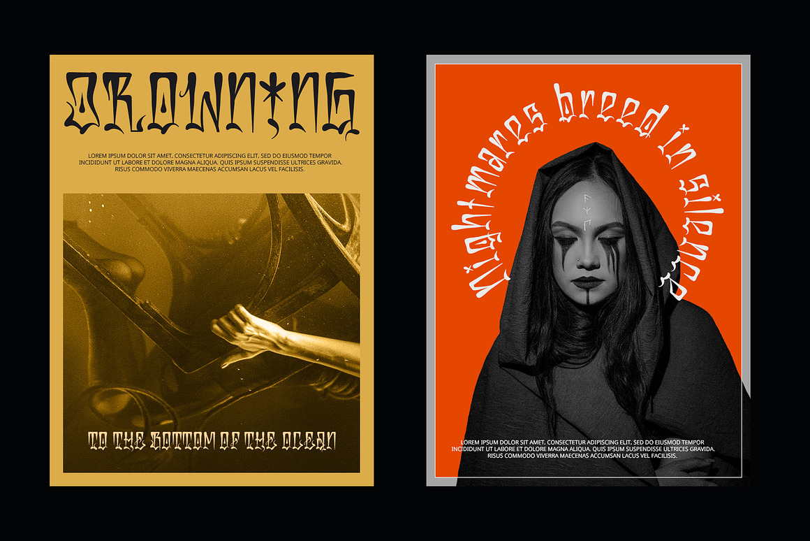 时尚街头音乐海报品牌徽标设计装饰涂鸦英文字体安装包 Corpse – Chicano Graffiti Font 设计素材 sucaiwan.com