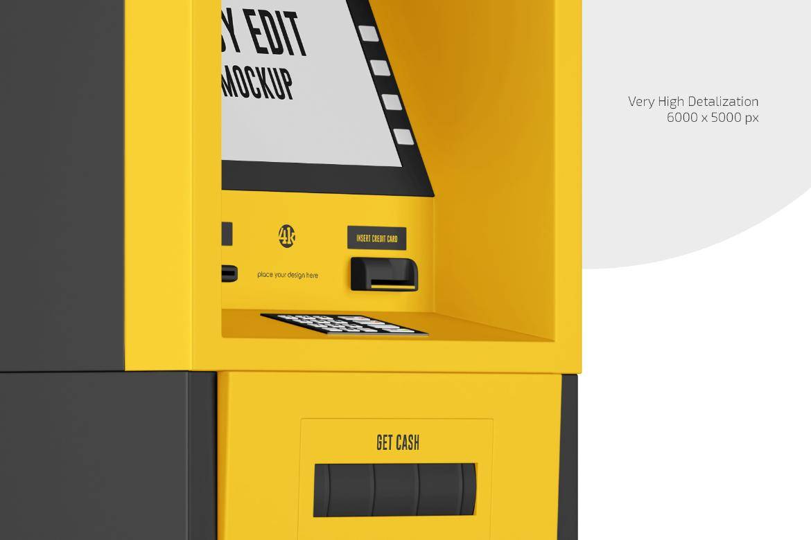 6款ATM自助取款机外观模型设计效果图PS贴图样机模板素材 ATM Machine Mockup Set 样机素材 第3张-素材湾丨精选海外优质设计素材资源 6款ATM自助取款机外观模型设计效果图PS贴图样机模板素材 ATM Machine Mockup Set 样机素材 sucaiwan.com