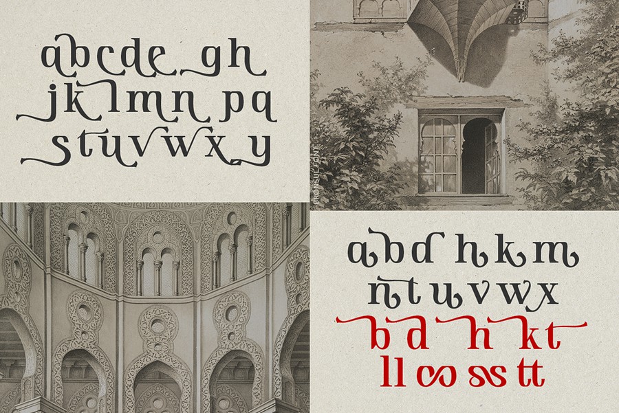 时尚复古品牌海报邀请函标题设计衬线英文字体安装包 Bronsul Serif Display 设计素材 sucaiwan.com