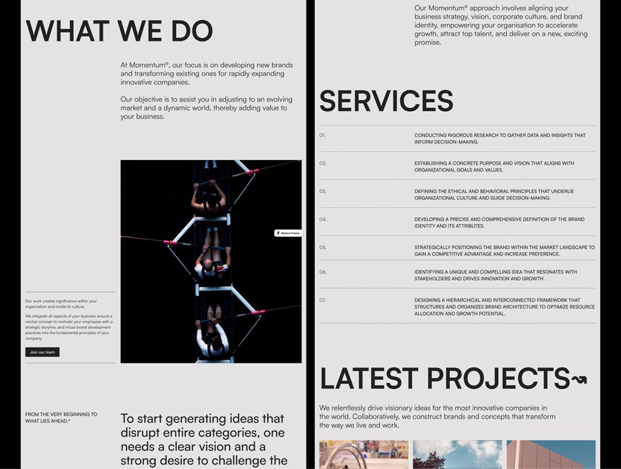 时尚自适应作品集案例企业品牌服务网站WEB UI界面设计Framer模板素材 MOMENTUM – Agency Website Template for Framer APP UI 第11张-素材湾丨精选海外优质设计素材资源 时尚自适应作品集案例企业品牌服务网站WEB UI界面设计Framer模板素材 MOMENTUM – Agency Website Template for Framer APP UI sucaiwan.com