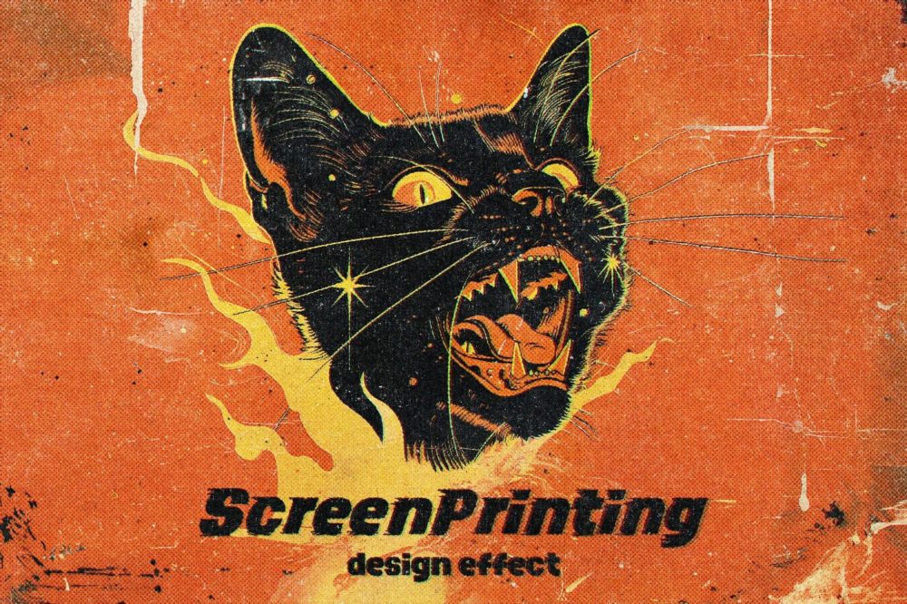 老式半色调复印打印印刷效果ps特效滤镜样机 Screen Printing Design Effect 插件预设 第1张-素材湾丨精选海外优质设计素材资源 老式半色调复印打印印刷效果ps特效滤镜样机 Screen Printing Design Effect 插件预设 sucaiwan.com