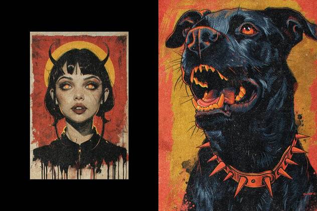 老式半色调复印打印印刷效果ps特效滤镜样机 Screen Printing Design Effect 插件预设 第3张-素材湾丨精选海外优质设计素材资源 老式半色调复印打印印刷效果ps特效滤镜样机 Screen Printing Design Effect 插件预设 sucaiwan.com