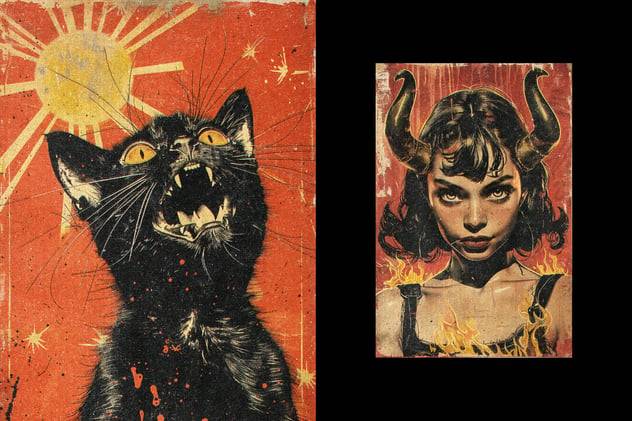 老式半色调复印打印印刷效果ps特效滤镜样机 Screen Printing Design Effect 插件预设 第4张-素材湾丨精选海外优质设计素材资源 老式半色调复印打印印刷效果ps特效滤镜样机 Screen Printing Design Effect 插件预设 sucaiwan.com