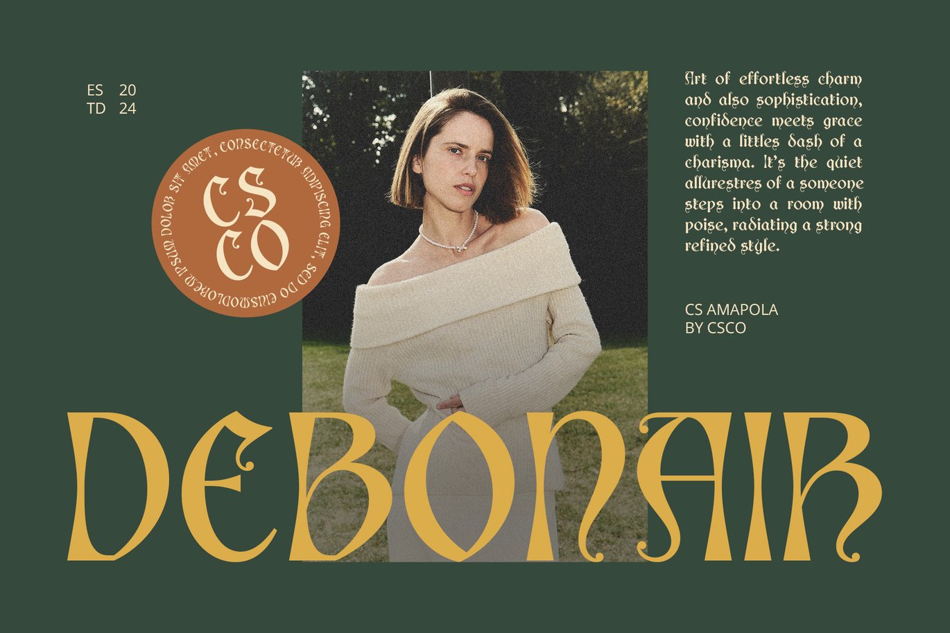 哥特式优雅复古品牌海报徽标设计装饰英文字体安装包 Amapola – Gothic Uncial Font 设计素材 第2张-素材湾丨精选海外优质设计素材资源 哥特式优雅复古品牌海报徽标设计装饰英文字体安装包 Amapola – Gothic Uncial Font 设计素材 sucaiwan.com