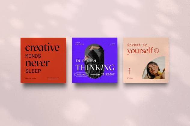 时尚欧美ins风社交媒体推广公众号推文电商海报设计psd模板 Quotes Love – Post & Story Instagram 图片素材 第3张-素材湾丨精选海外优质设计素材资源 时尚欧美ins风社交媒体推广公众号推文电商海报设计psd模板 Quotes Love – Post & Story Instagram 图片素材 sucaiwan.com