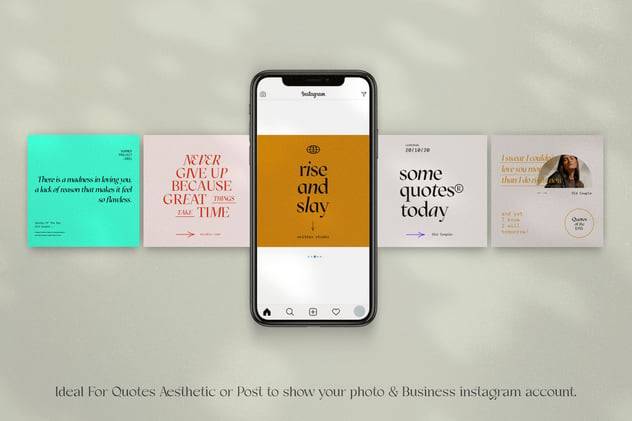 时尚欧美ins风社交媒体推广公众号推文电商海报设计psd模板 Quotes Love – Post & Story Instagram 图片素材 第4张-素材湾丨精选海外优质设计素材资源 时尚欧美ins风社交媒体推广公众号推文电商海报设计psd模板 Quotes Love – Post & Story Instagram 图片素材 sucaiwan.com